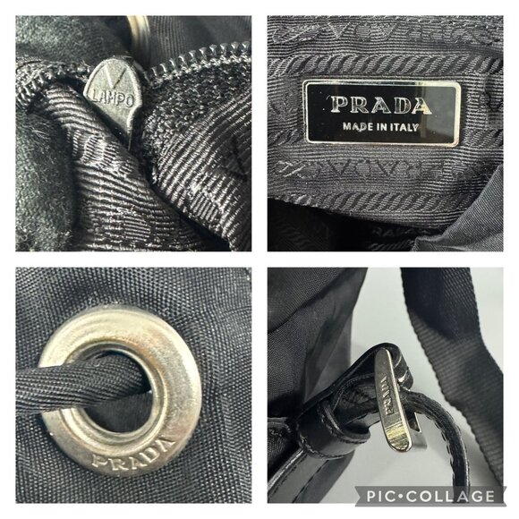 Prada Tessuto Black Nylon Backpack Bag - Picture 12 of 14